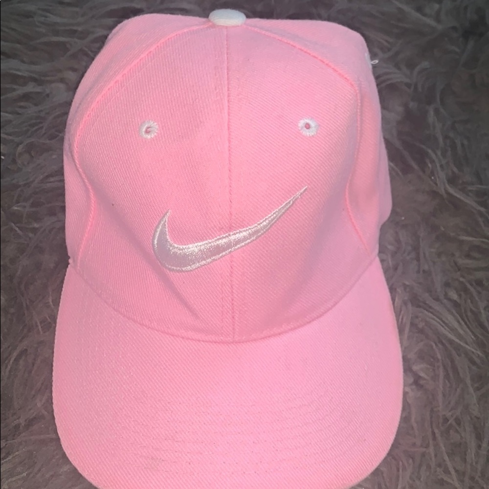 Pink Nike cap